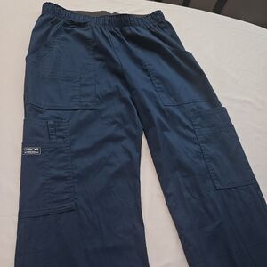 Cherokee Workwear Originals Pull-On Cargo Scrub Pants Tall Size Small